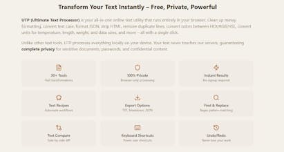 UTP (Ultimate Text Processor) gallery image