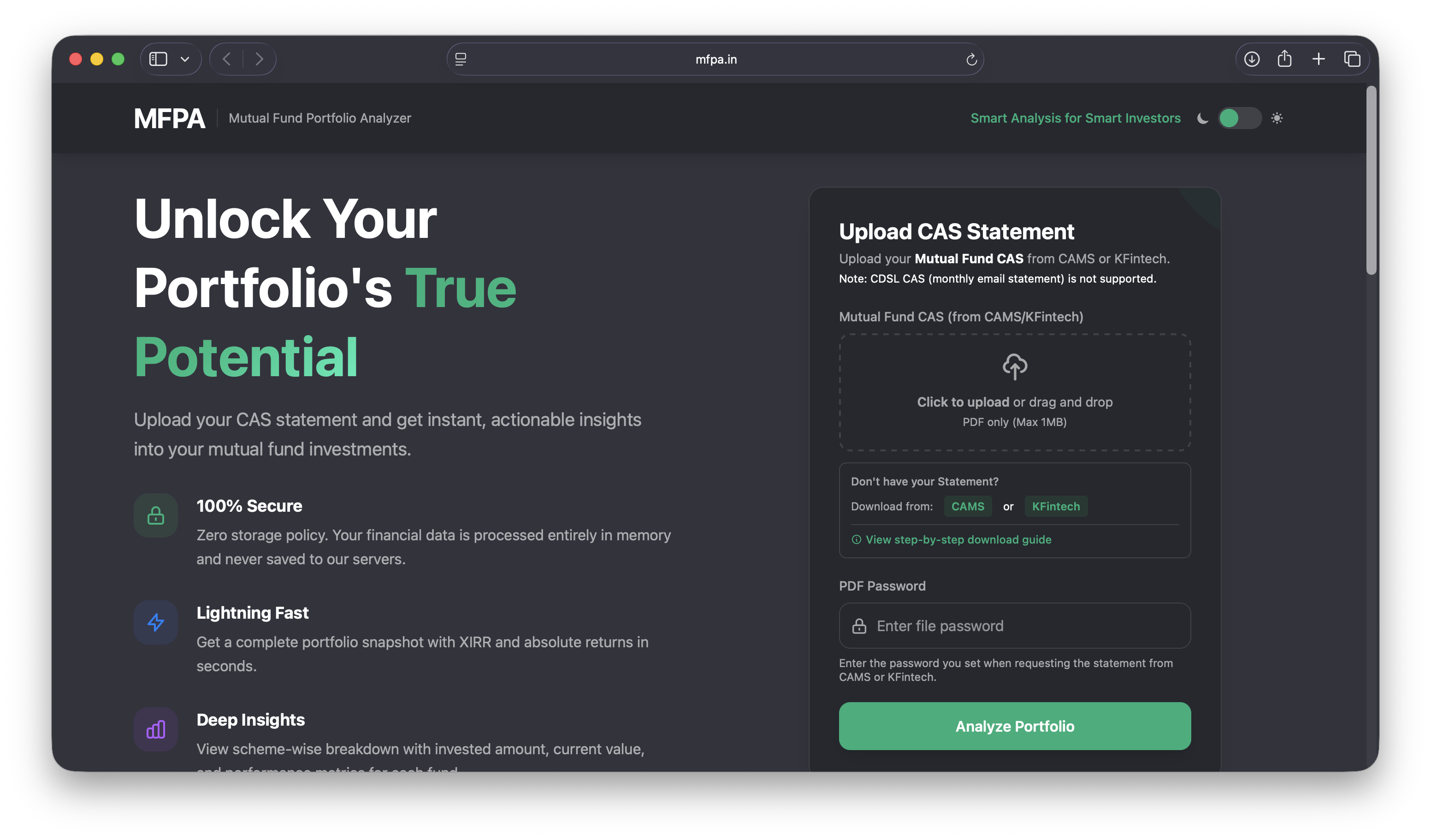 MFPA - Mutual Fund Portfolio Analyzer gallery image