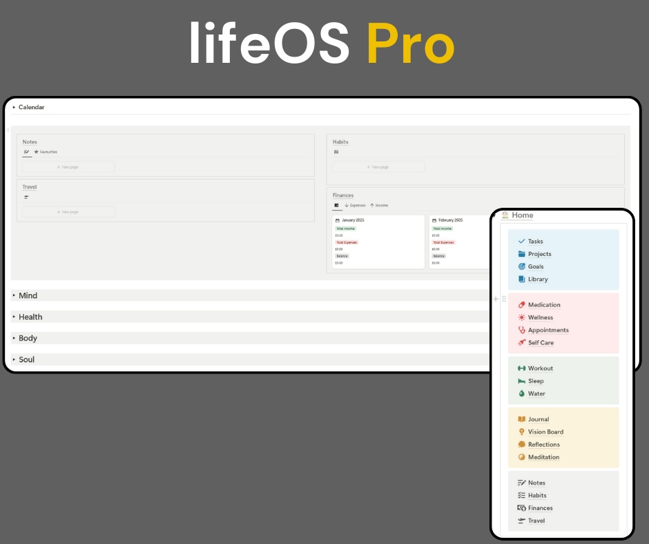 lifeOS Pro - The Ultimate System for Living with Intention media 3
