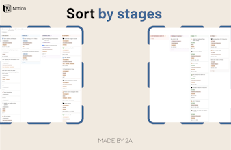 Work and Project Tracker Notion Template gallery image