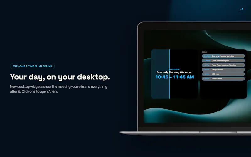 Ahem! Unmissable Meeting Reminders screenshot 8
