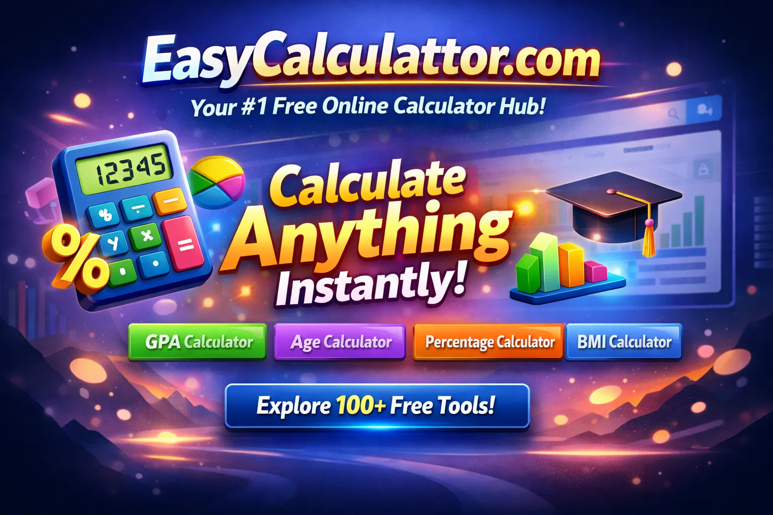Easy calculattor 제품 배너