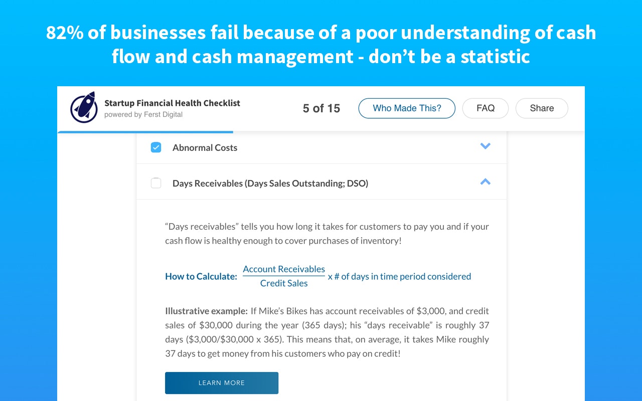 Startup Financial Health Checklist gallery image