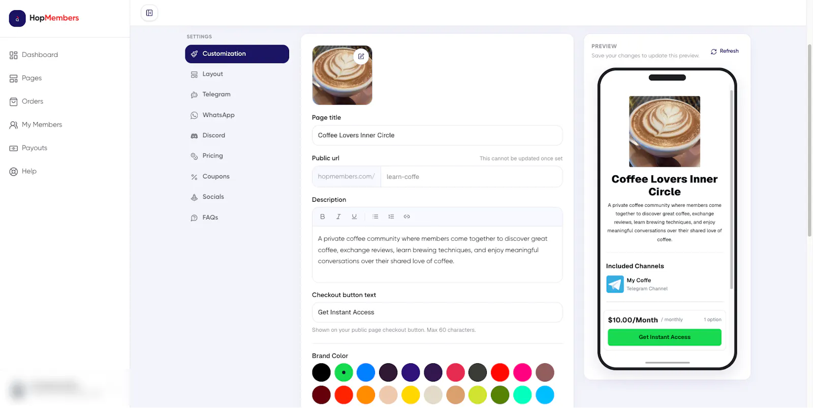 HopMembers screenshot 3