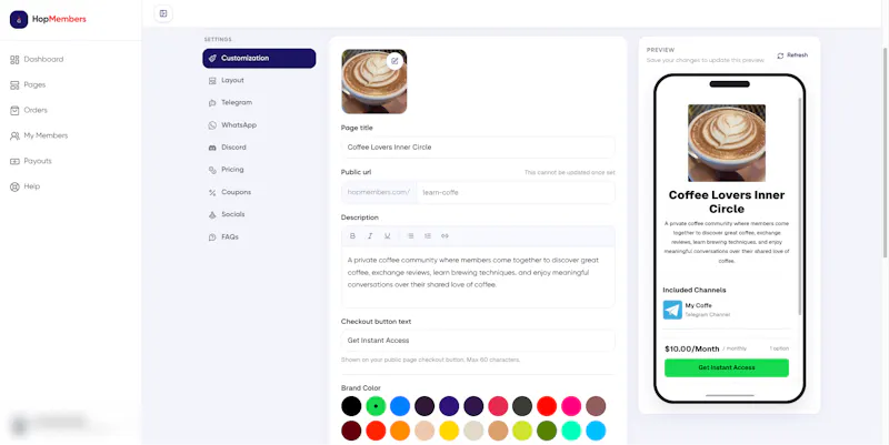 HopMembers screenshot 3