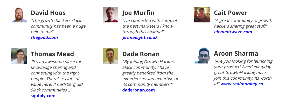 The Slack Community for Growth Hackers gallery image
