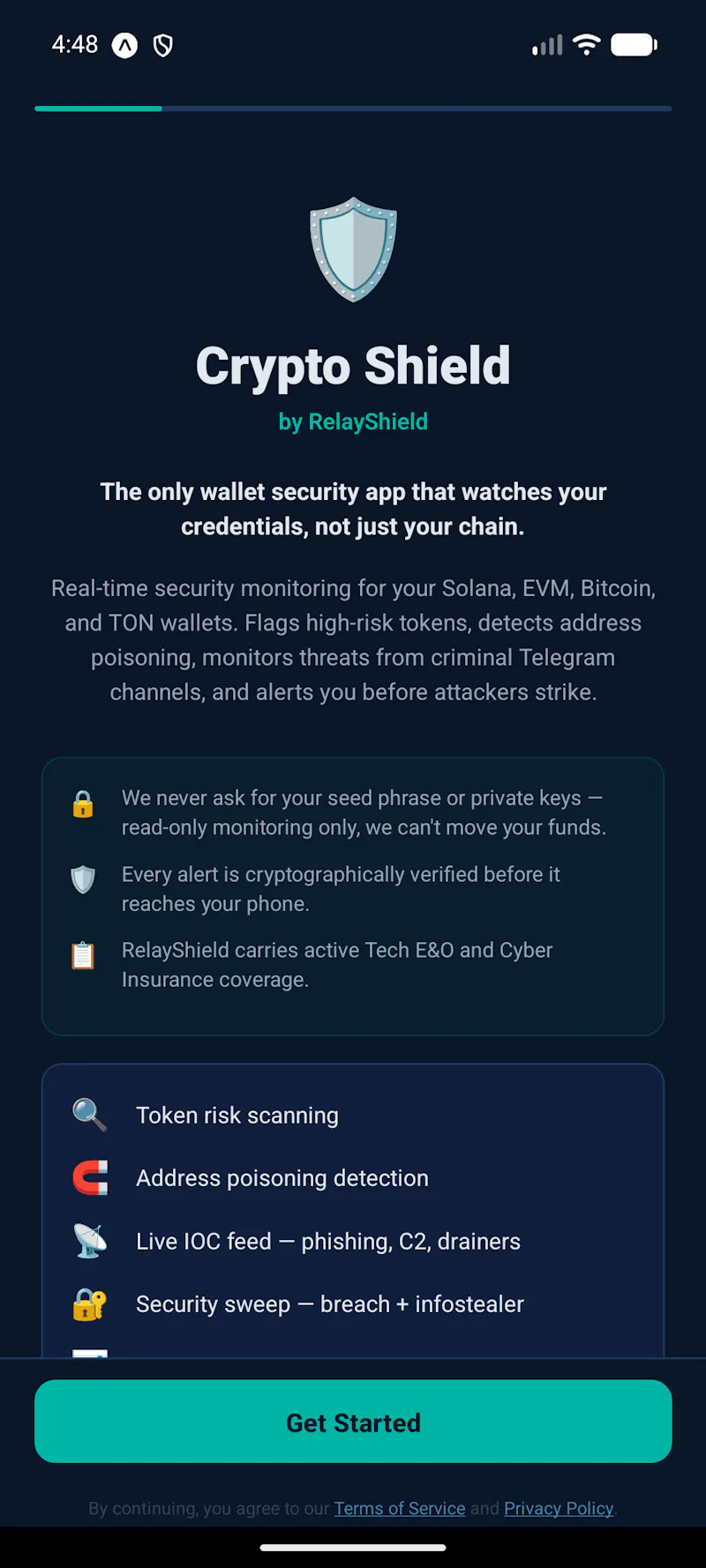 Crypto Shield Mobile screenshot 5