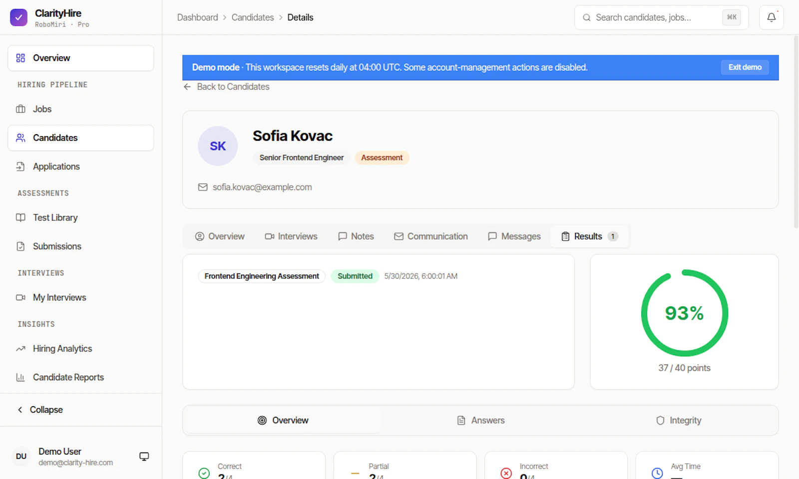 ClarityHire screenshot 4