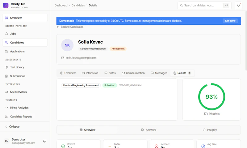 ClarityHire screenshot 4
