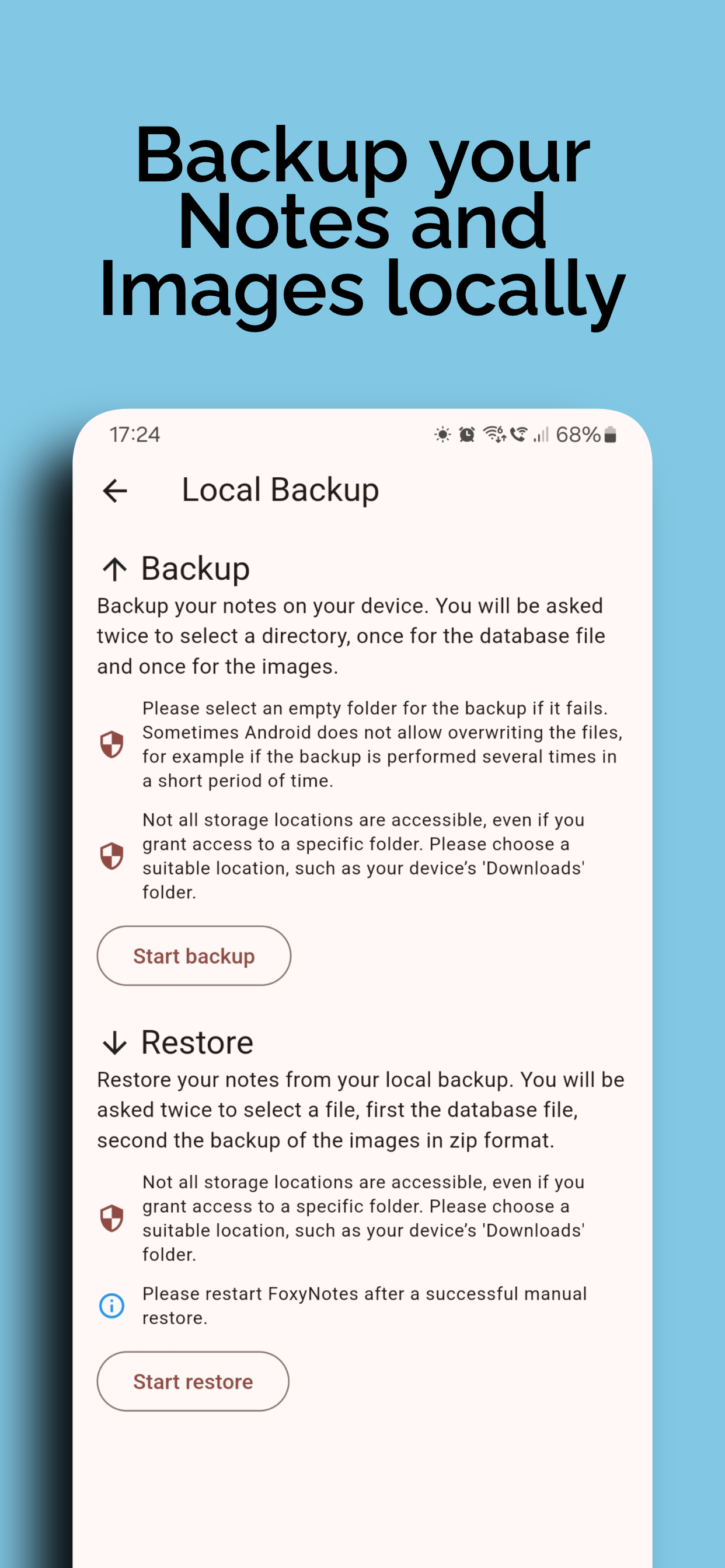 FoxyNotes gallery image