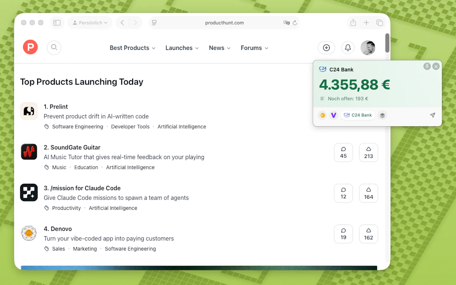 simplebanking 2.0 screenshot 2