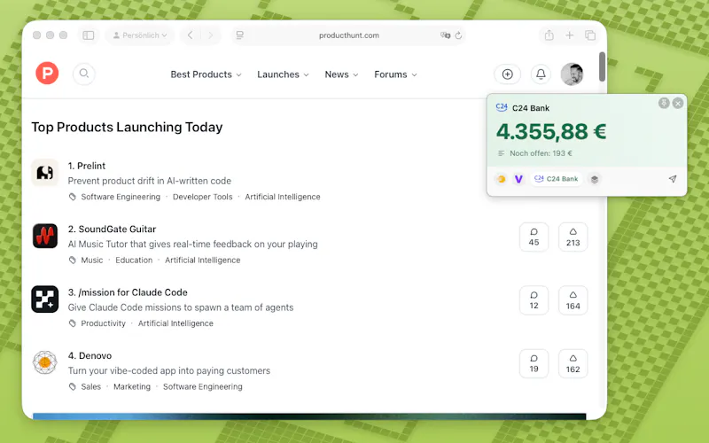 simplebanking 2.0 screenshot 2