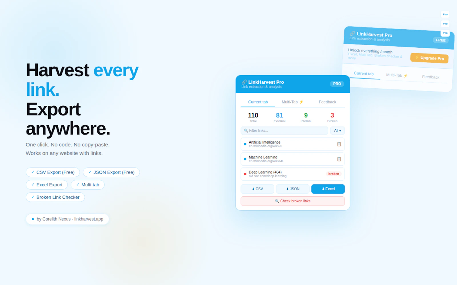 LinkHarvest Pro — Extract Links  screenshot 2