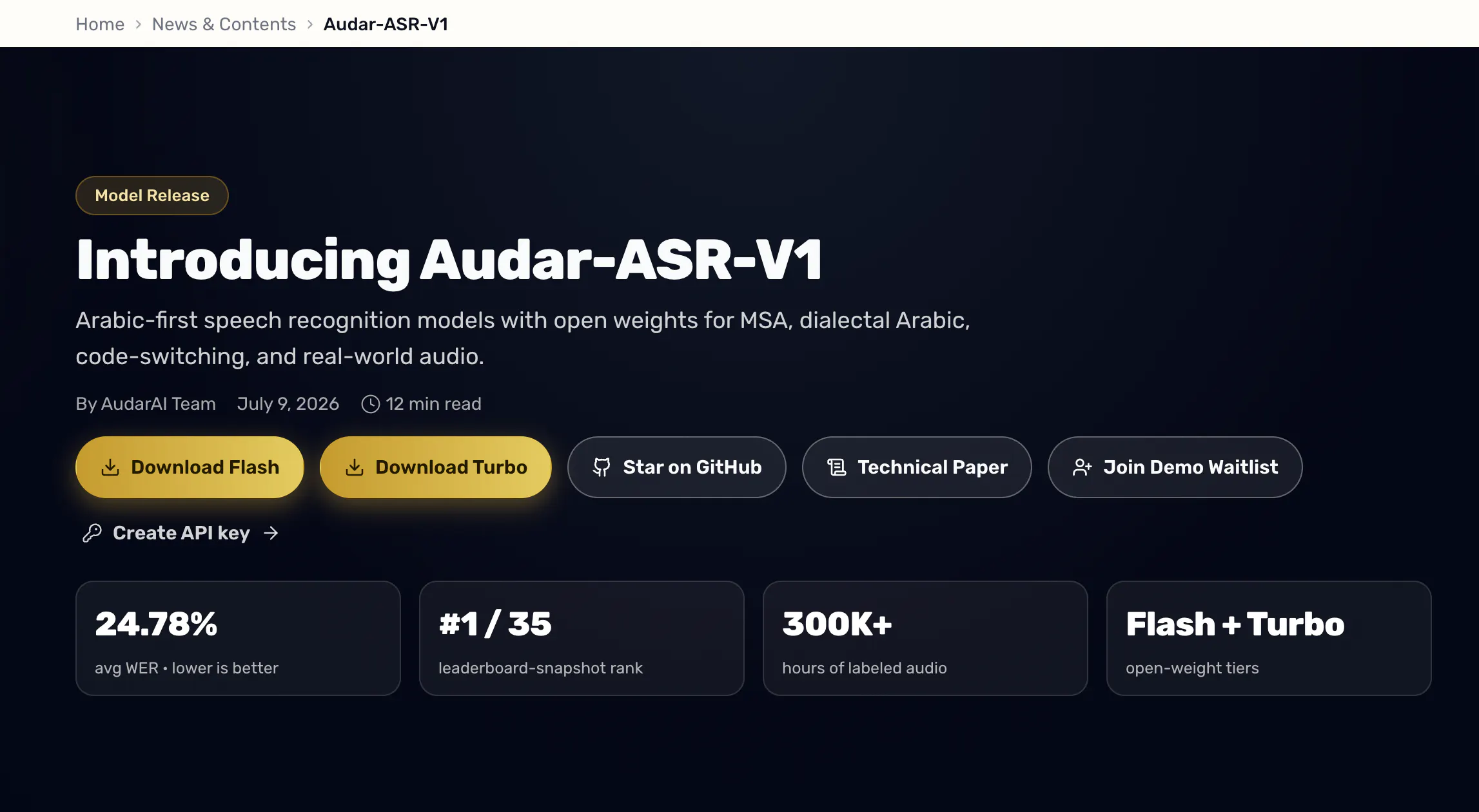 Audar-ASR-V1 gallery image