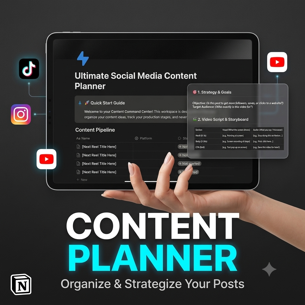 Ultimate Social Media Content Planner 