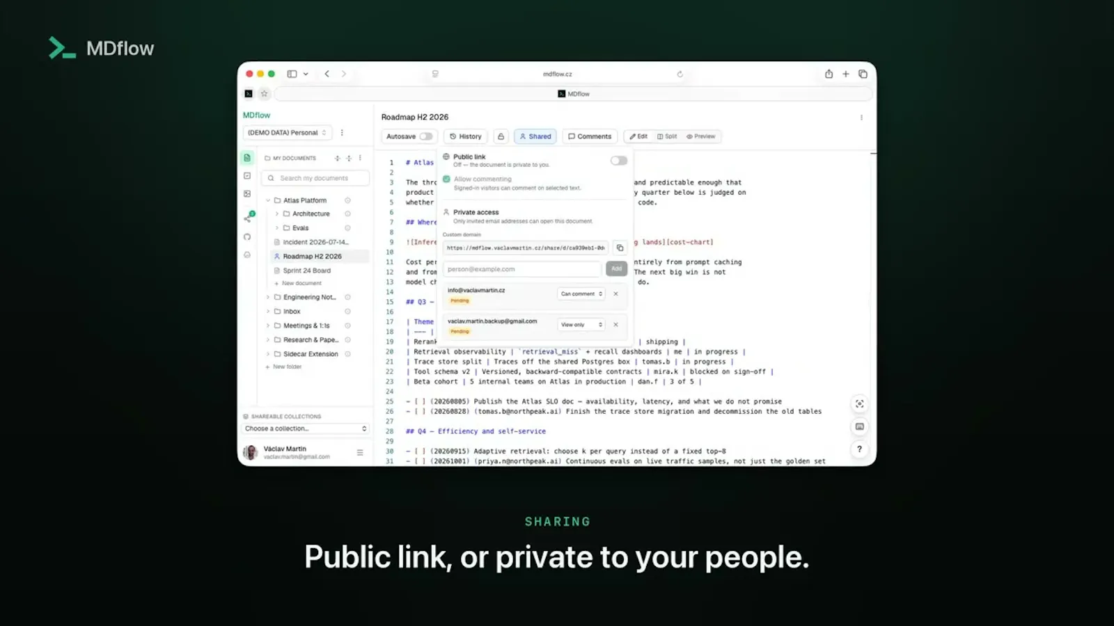 MDflow screenshot 1 (video preview)