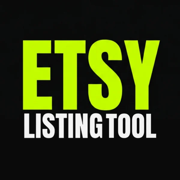 Etsy Listing Tool - 1 Click Listing
