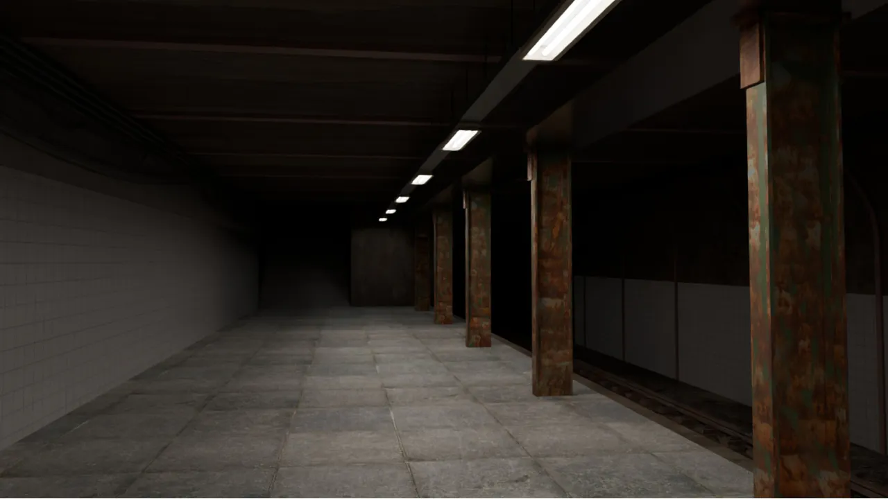 Subway Station-Assembled Interior Scene gallery image