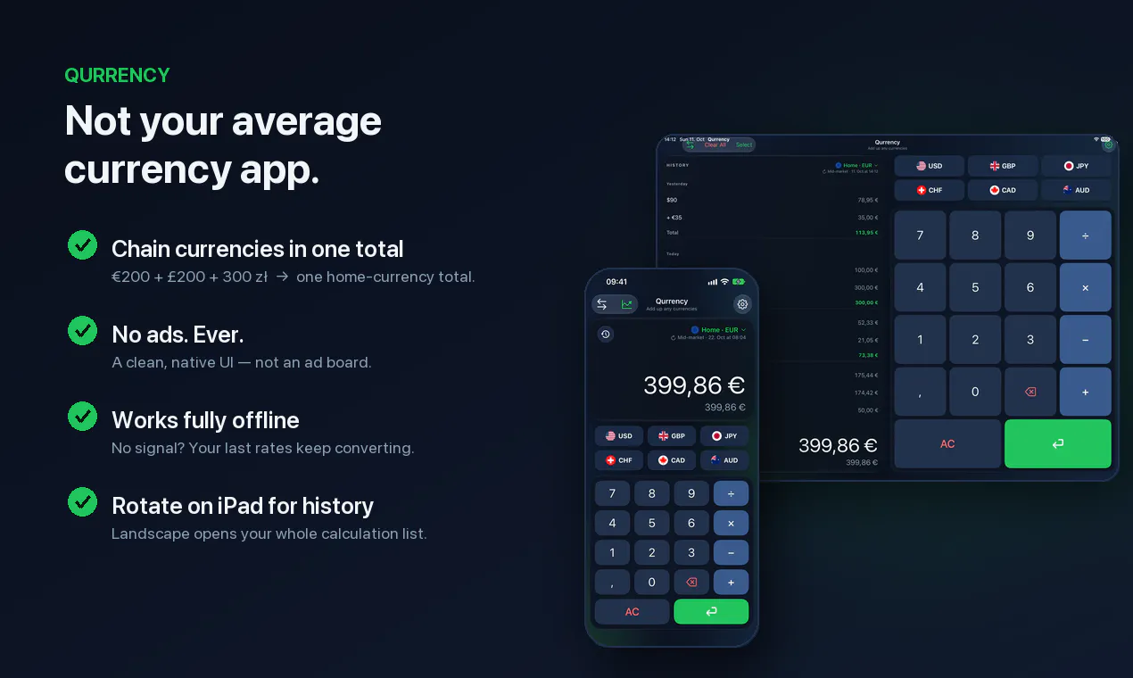 Qurrency: Currency Calculator gallery image