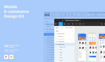 Ecommerce UI Kit for mobile gallery image