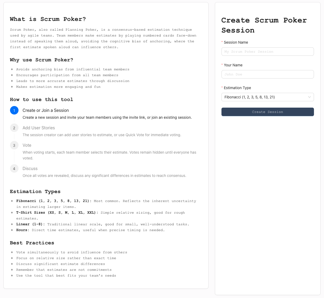 Scrum Poker by Gustaffo - Estimate user stories – fast, free, and distraction-free media 4