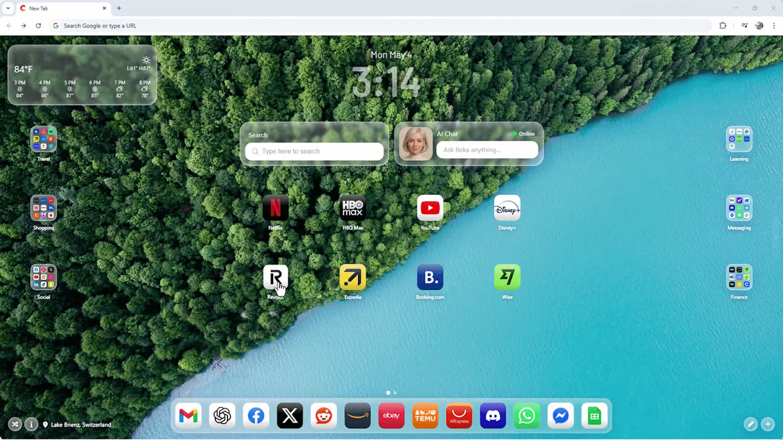 CentralTab — New Tab Browser Extension screenshot 3