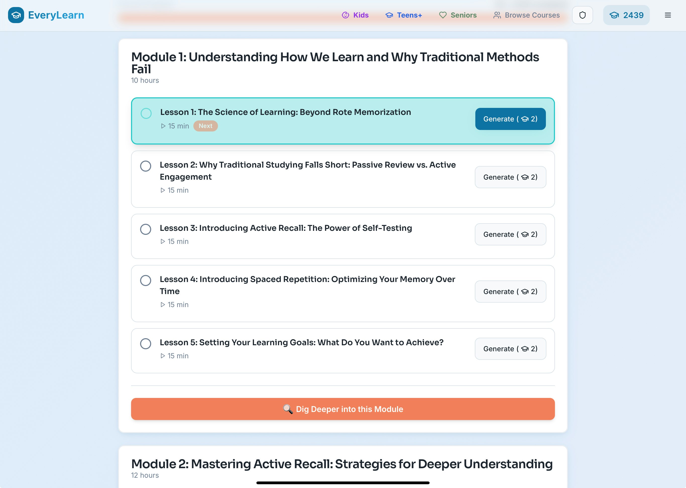 EveryLearn - Screenshot 4 preview