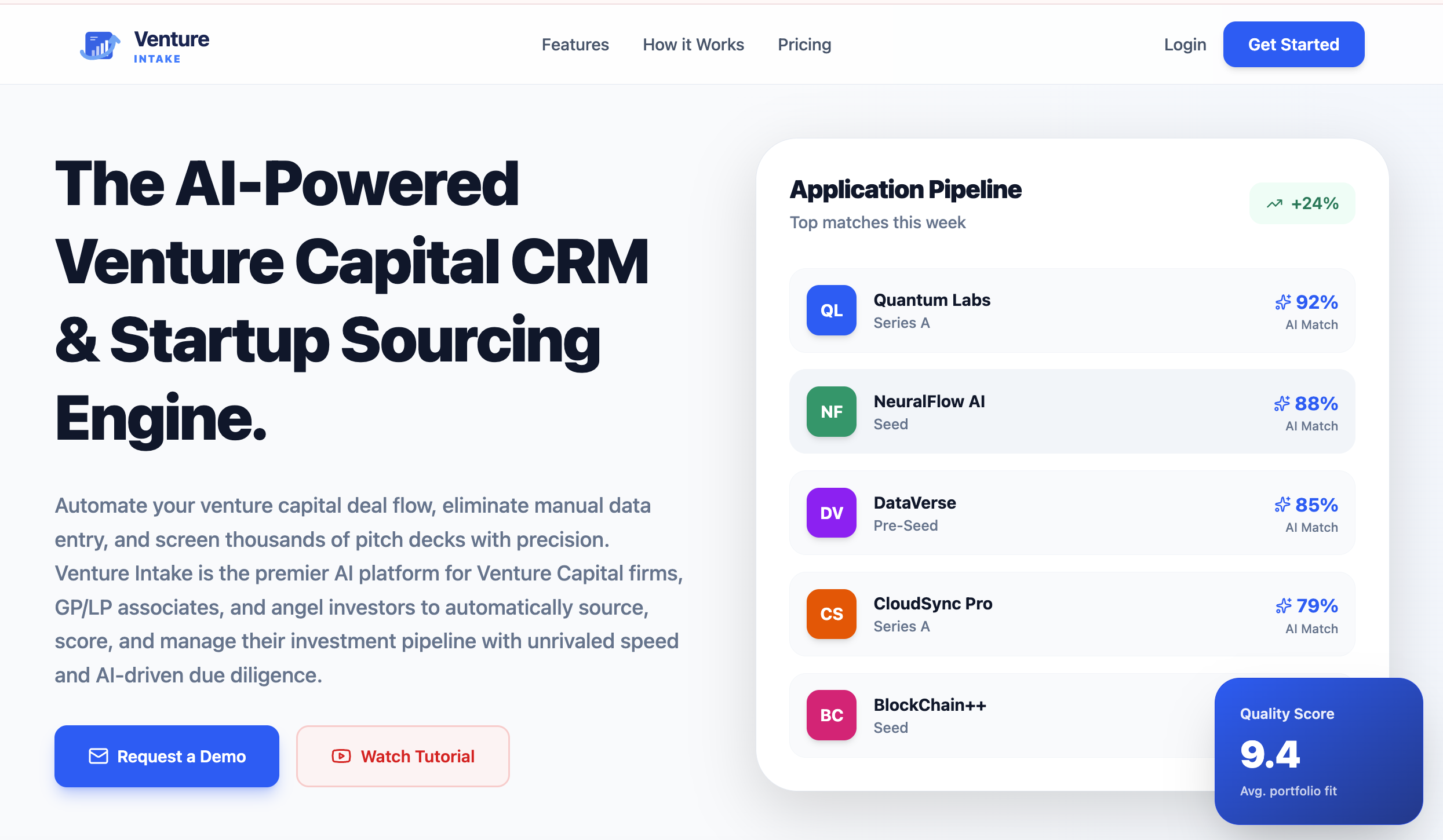 Venture Intake - (Venture Capital CRM) gallery image