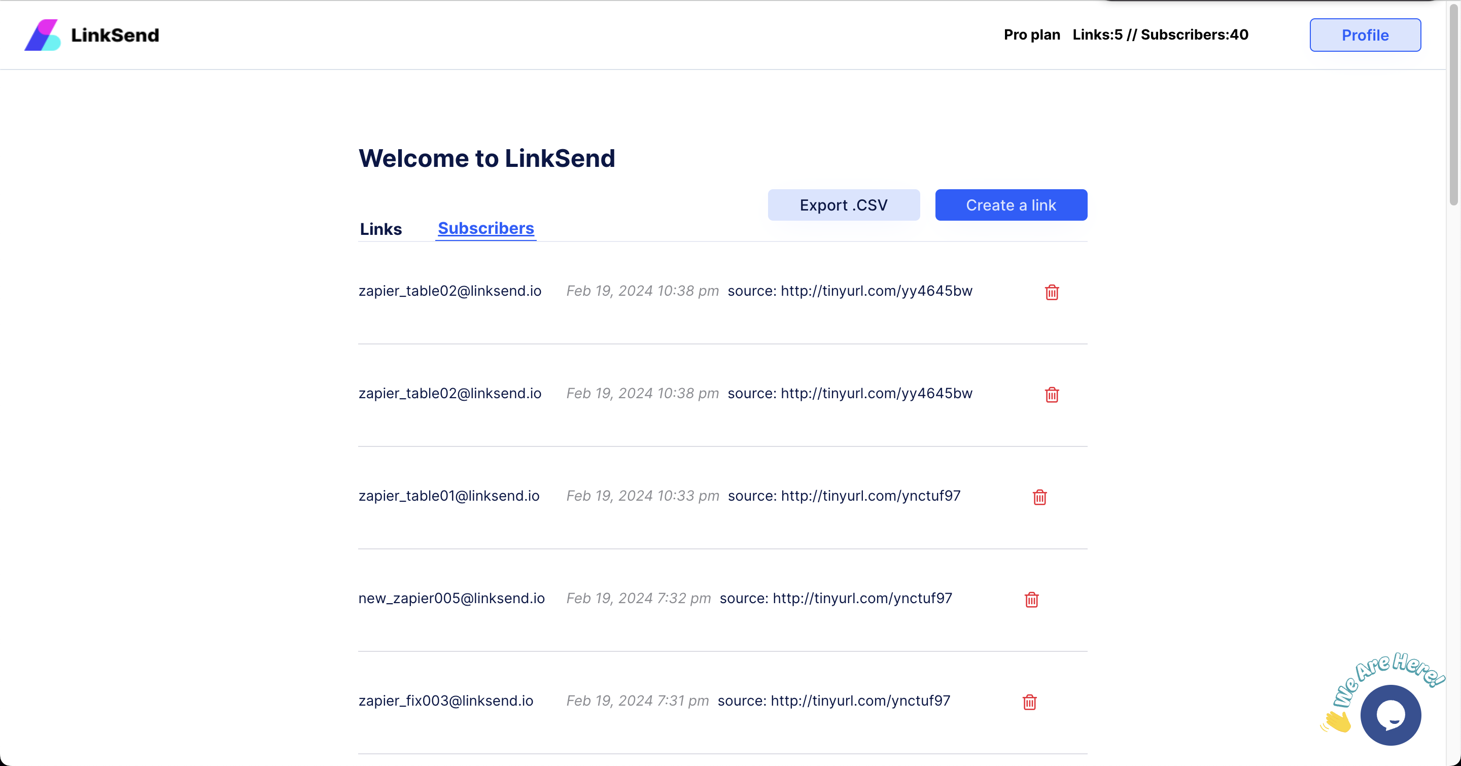 LinkSend.io - 將任何鏈接變成強大的領導機器 media 7