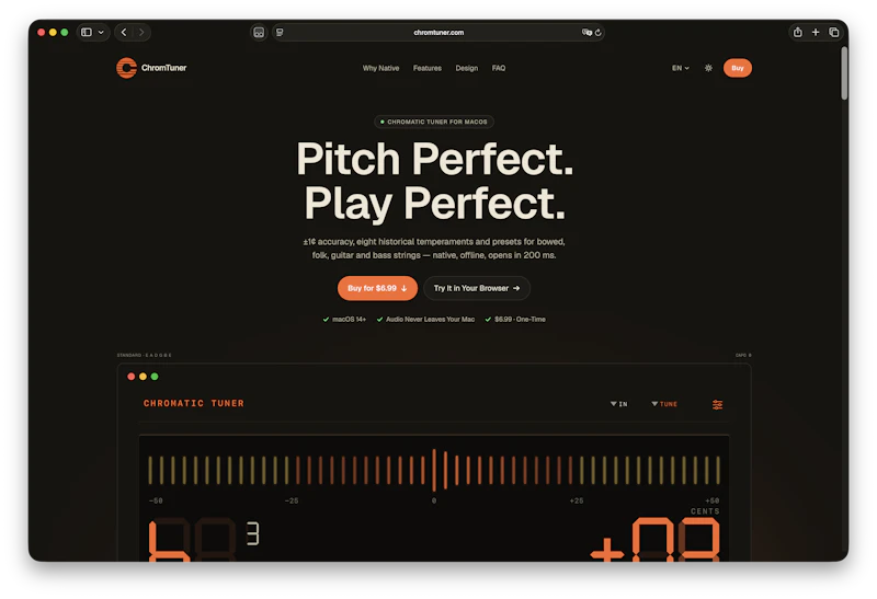 Chromtuner  screenshot 4