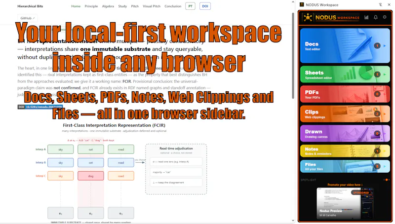 NODUS Workspace screenshot 2