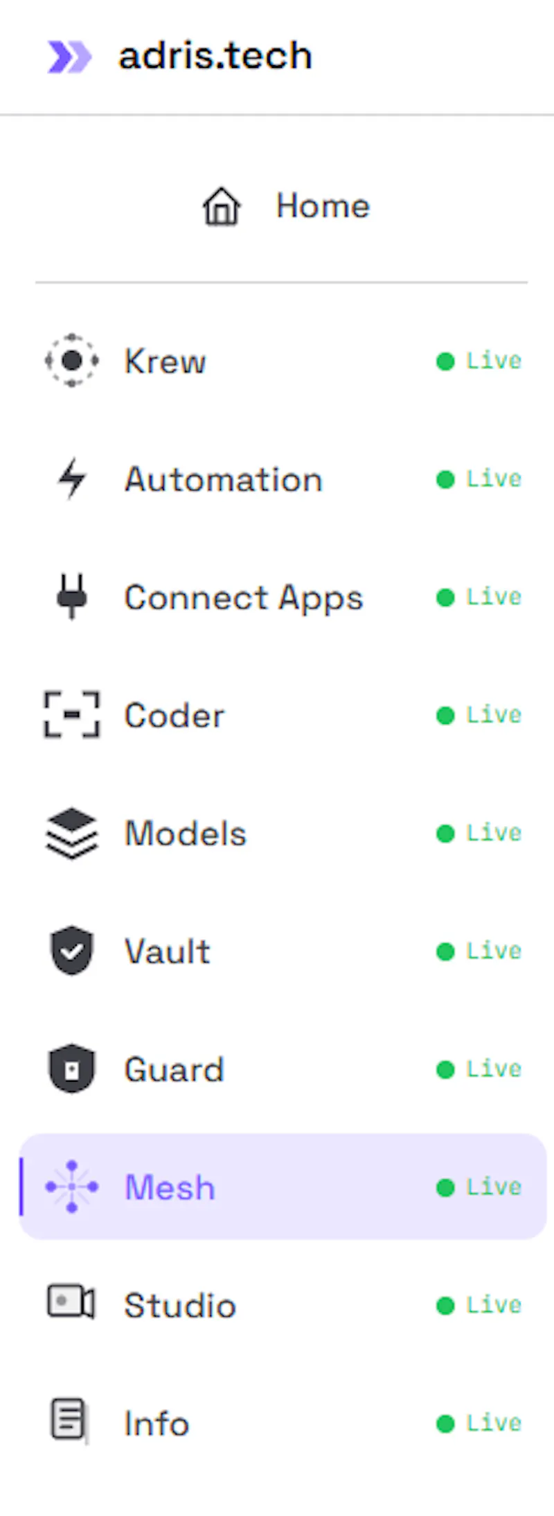 adris.tech screenshot 2