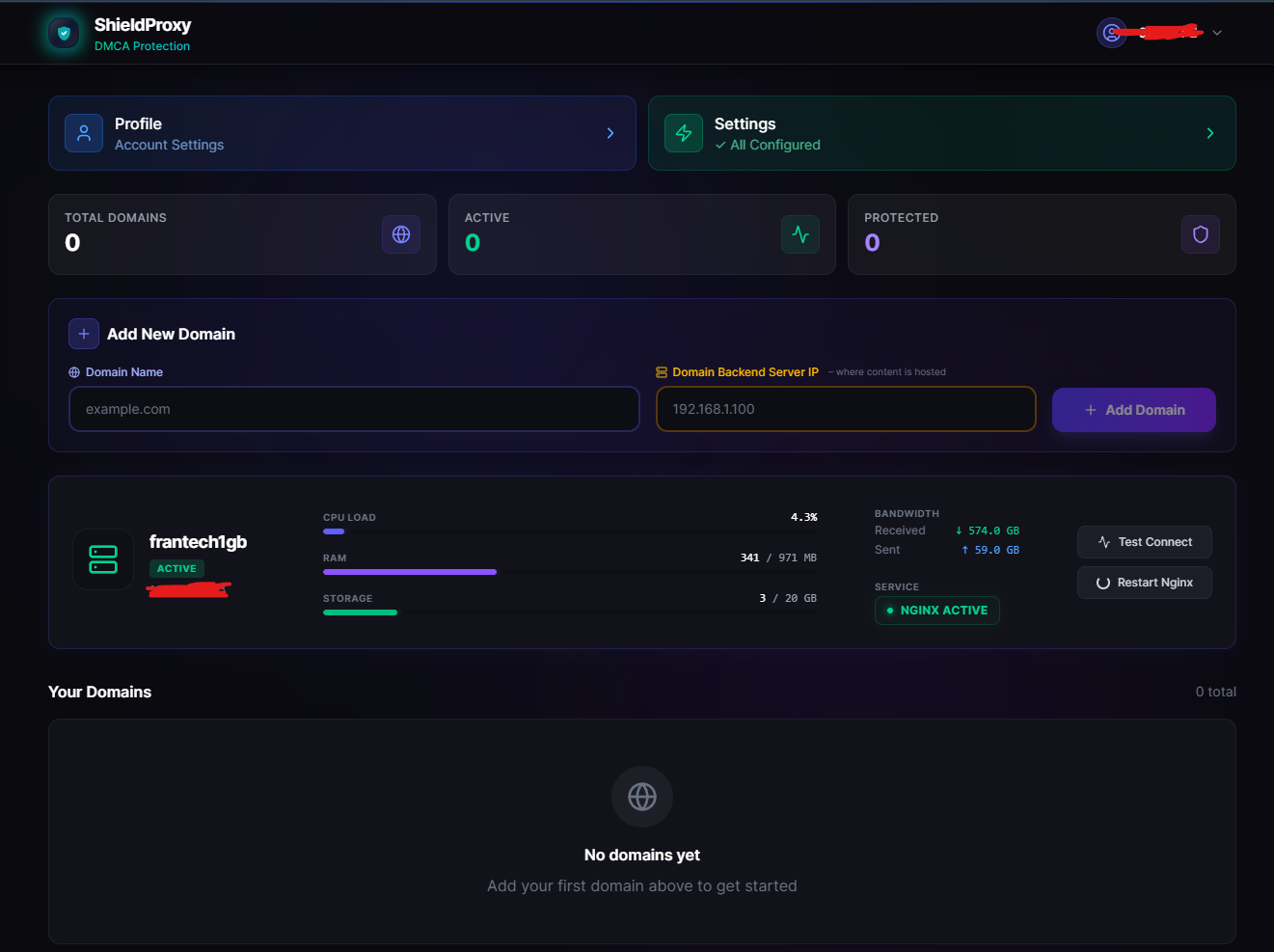 ShieldProxy - Screenshot 2 showing product features and functionality