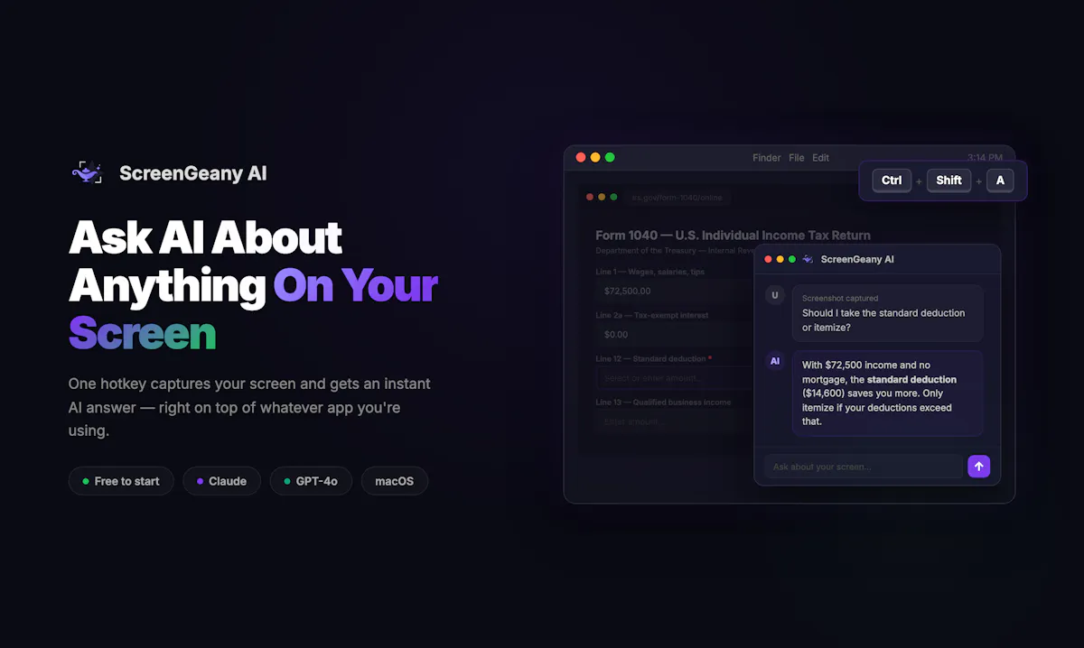 ScreenGeany AI