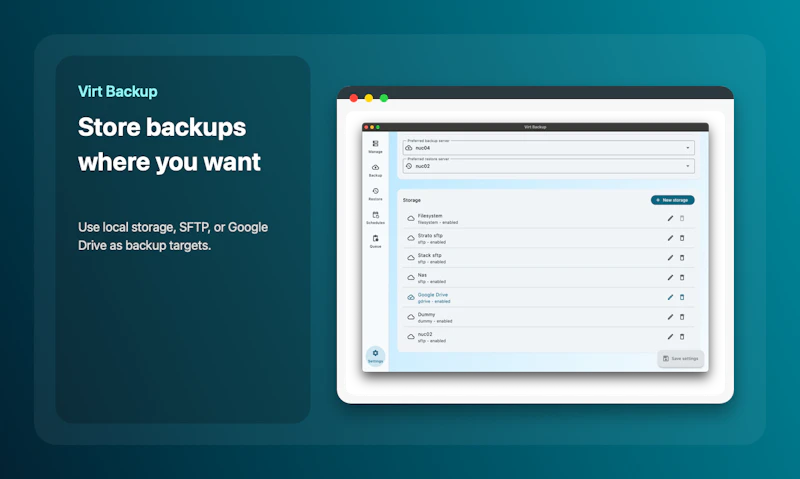 Virt Backup screenshot 3
