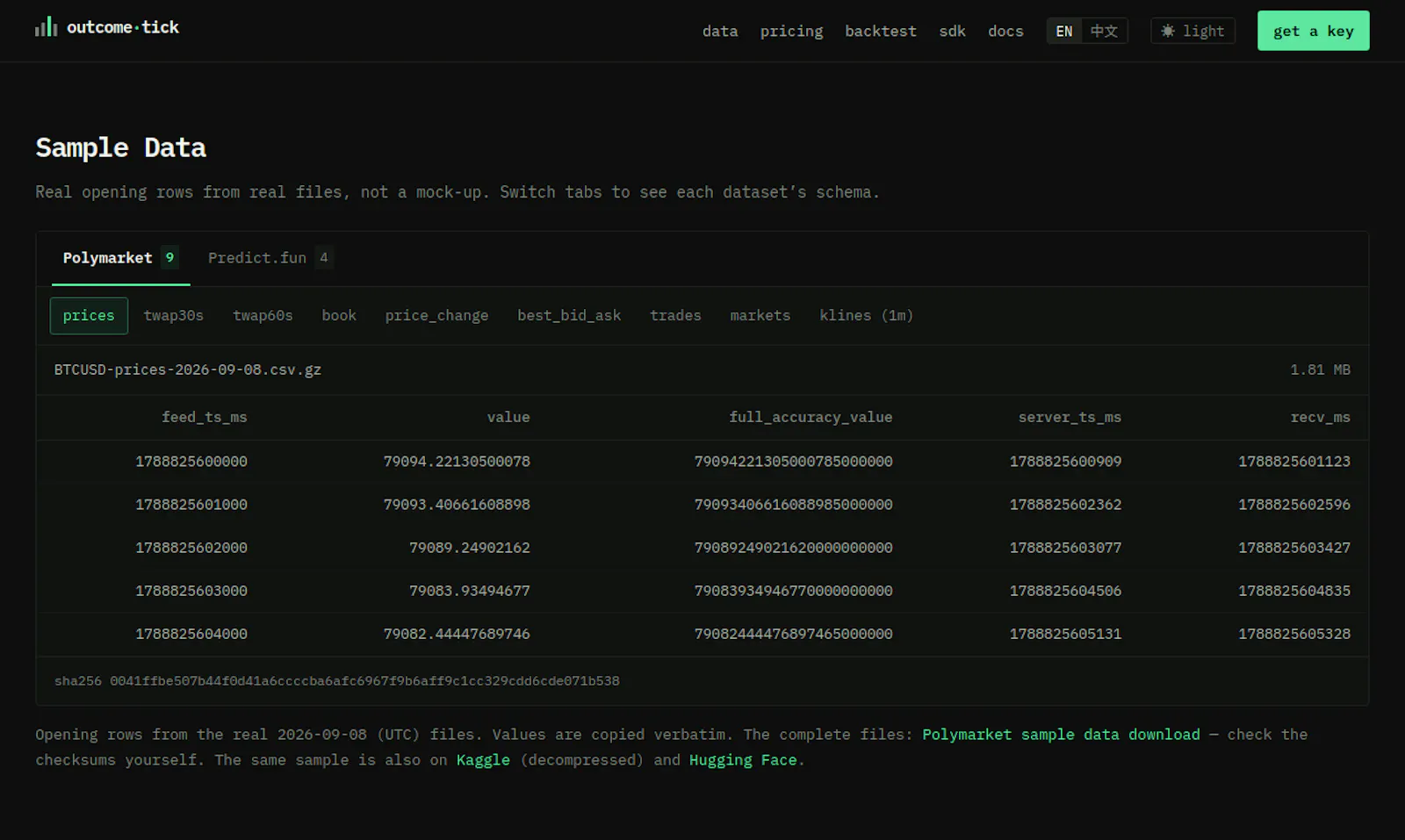 outcometick screenshot 1