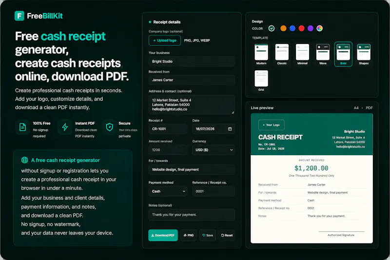 FreeBillKit screenshot 13