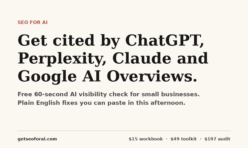 SEO for AI screenshot 2