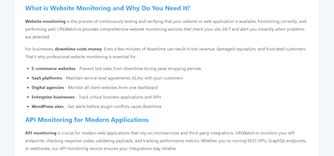 URLwatch.io - Monitor websites & APIs, gallery image
