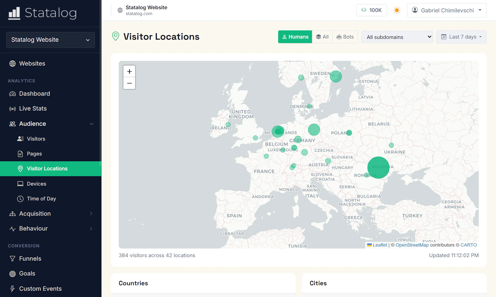Statalog screenshot 2