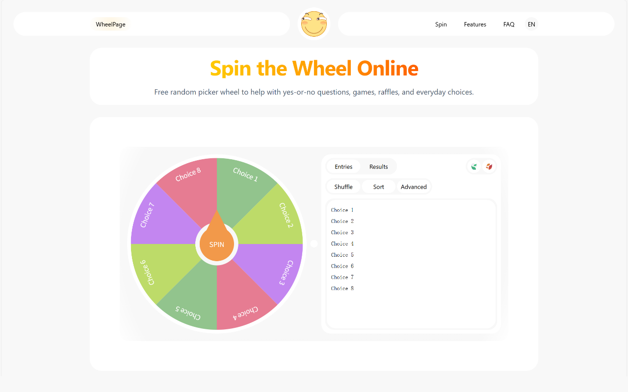 Coin Flip — A Minimal Decision Tool - Screenshot 2 showing product features and functionality