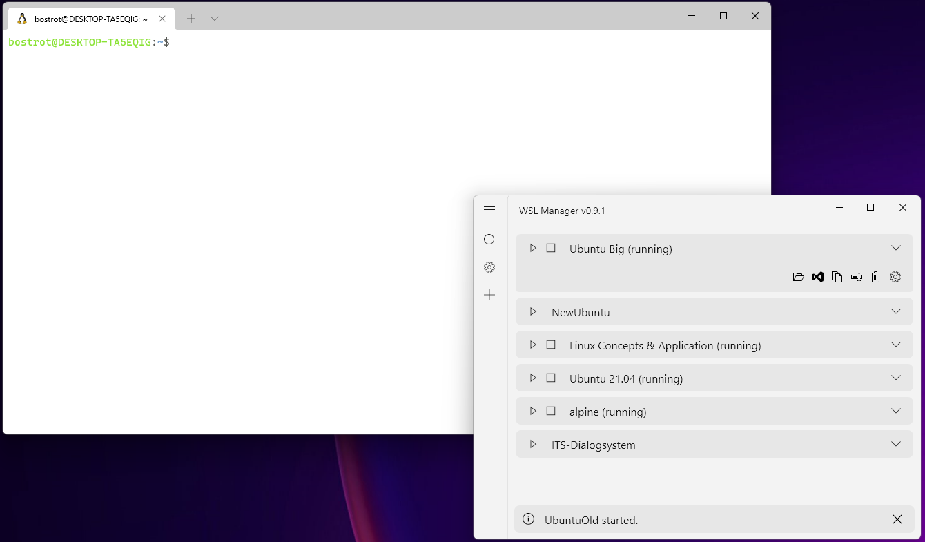 WSL Distro Manager - GUI เพื่อจัดการอินสแตนซ์ WSL ของคุณอย่างรวดเร็ว media 2