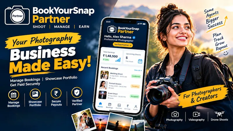 BookYourSnap Partner screenshot 2