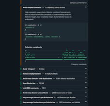 CSS Code Quality analyzer gallery image
