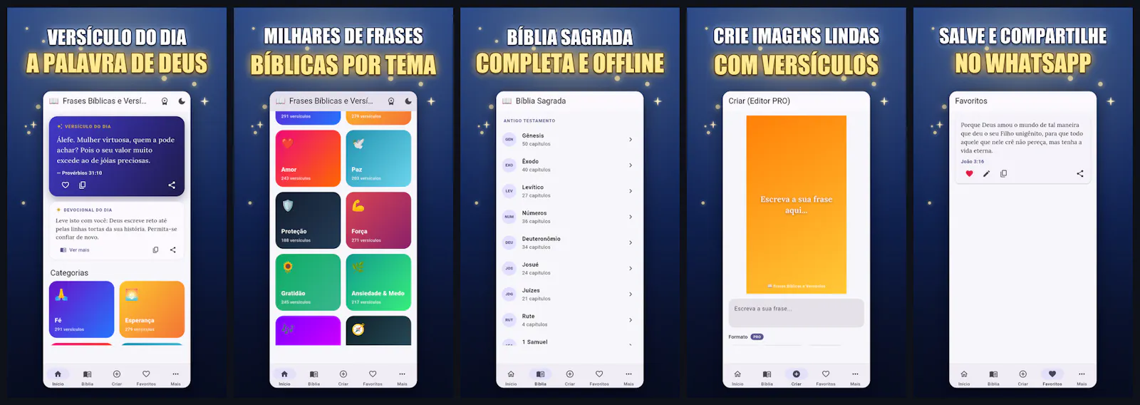 Frases para Status do WhatsApp - 10 Apps screenshot 3