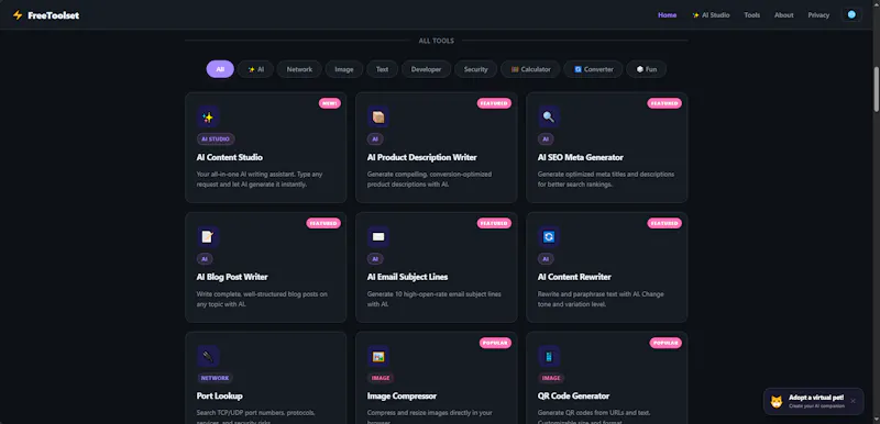 FreeToolset Official Launch screenshot 3