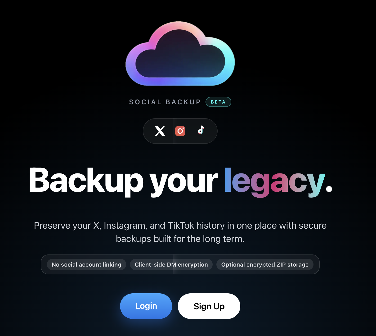 Social Backup gallery image