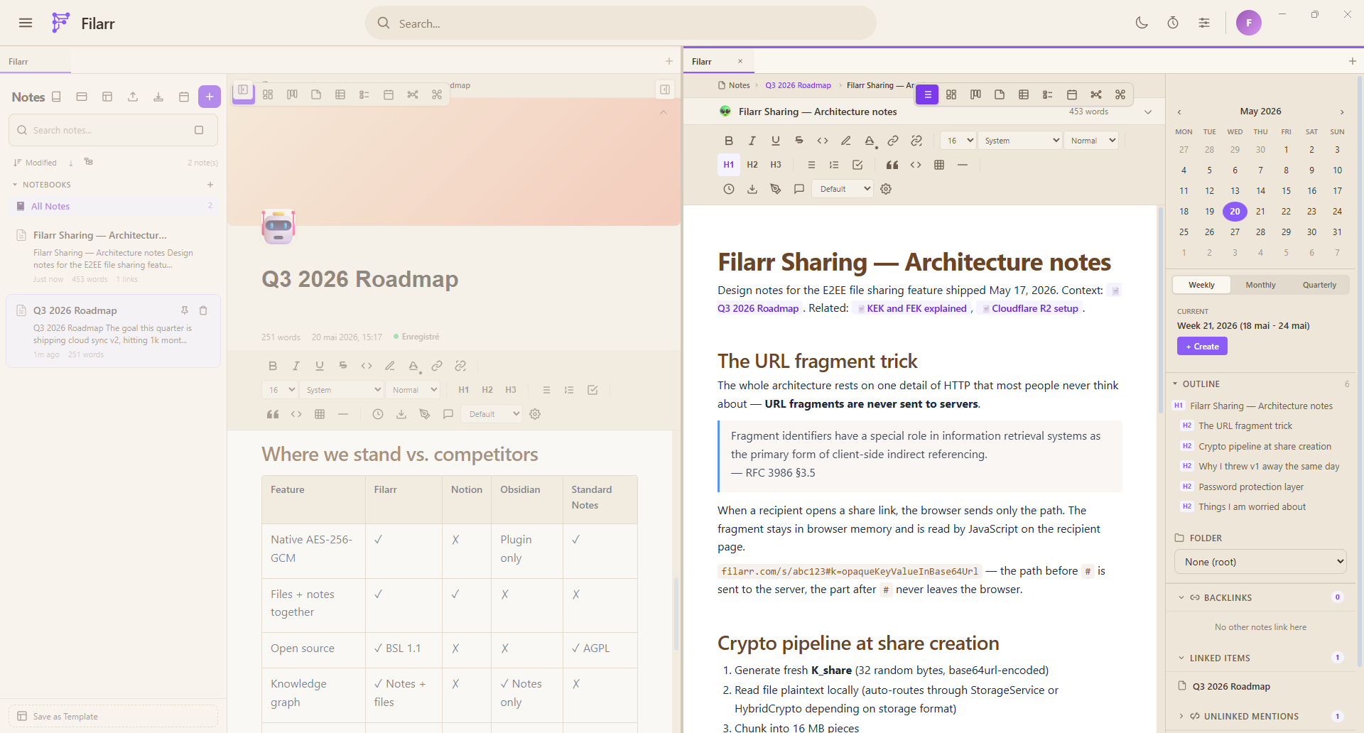 Filarr — Encrypted Workspace gallery image