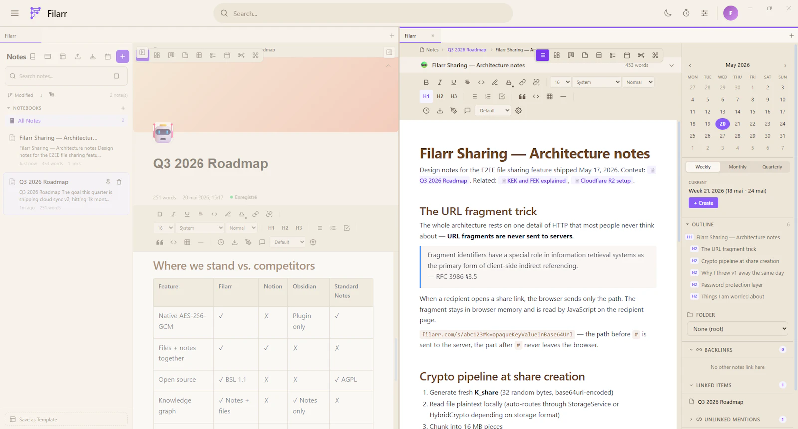 Filarr — Encrypted Workspace screenshot 3