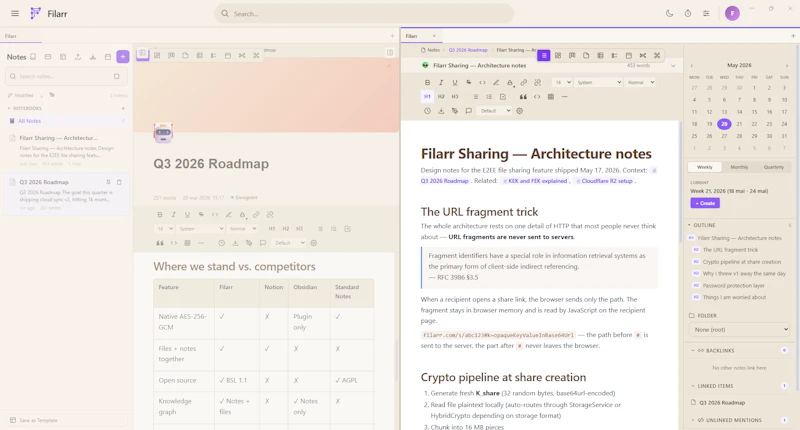 Filarr — Encrypted Workspace screenshot 3